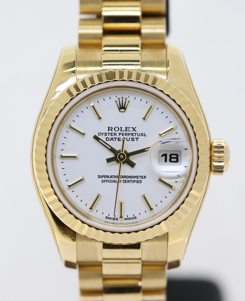 ladies rolex oyster perpetual datejust superlative chronometer officially certified