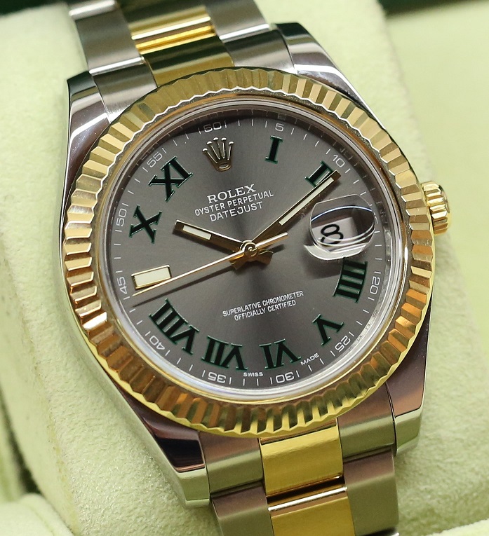 rolex oyster perpetual datejust 18k